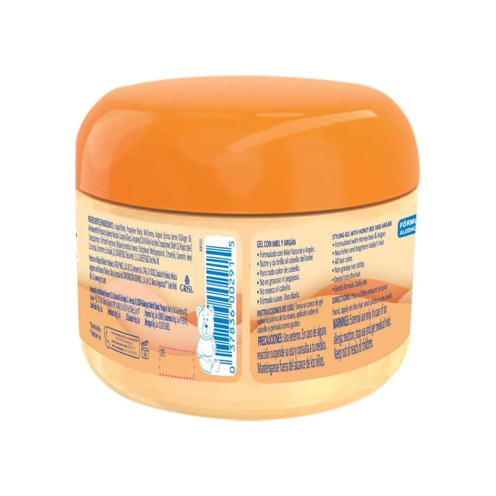 Gel para peinar para bebés miel y argán Ricitos De Oro (115 g / 4.0 oz) - Miniatura 3