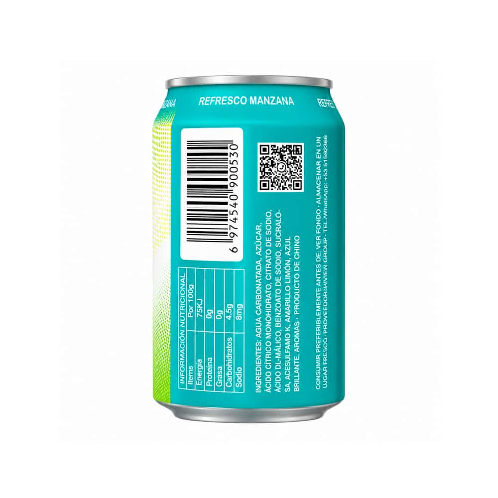 Refresco gaseado de manzana Bienfría (6 x 330 ml / 11.2 fl oz) - Miniatura 3