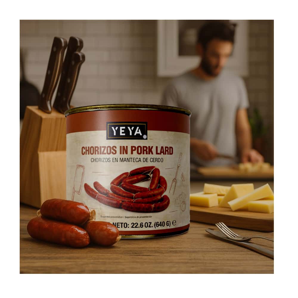 Chorizo en manteca de cerdo YEYA (640 g / 1.41 lb) - Miniatura 4