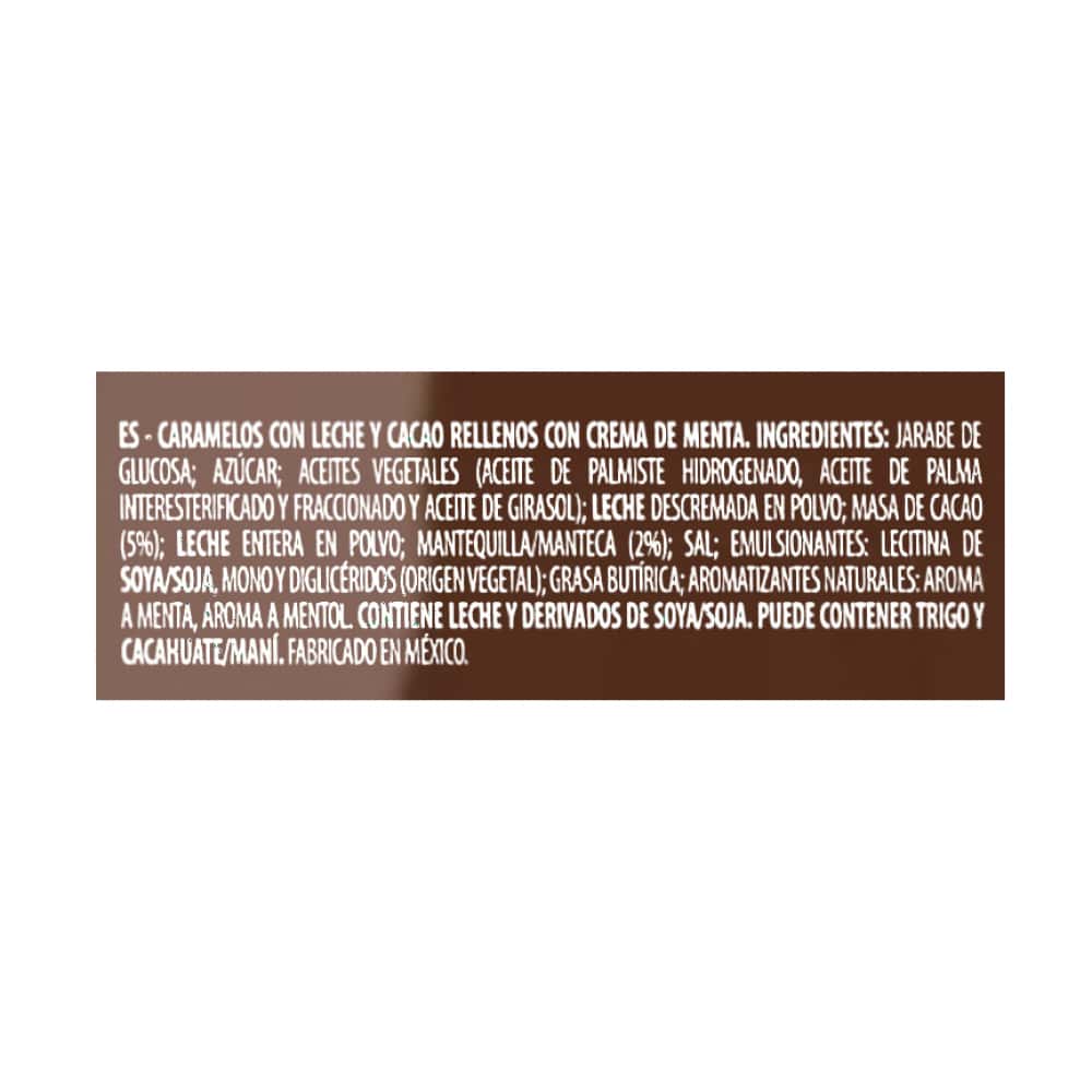 Caramelos con leche y cacao rellenos con crema de menta Arcor (126 g / 4.4 oz) - Miniatura 4