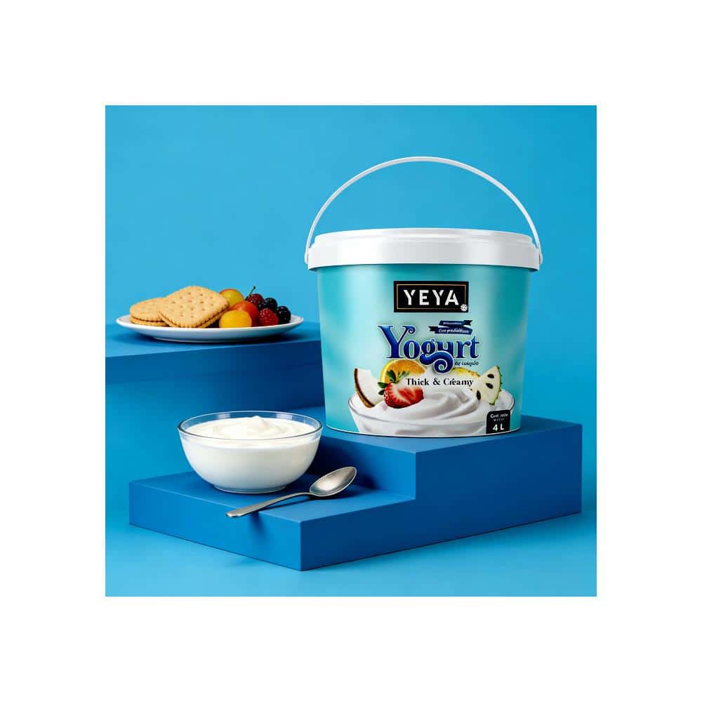 Yogurt natural con azúcar y probióticos YEYA (4 L) - Miniatura 5