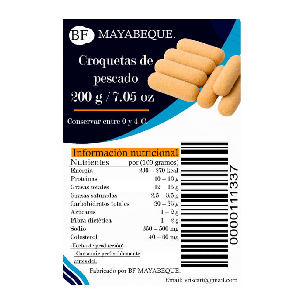 Croquetas de pescado BF Mayabeque (200 g / 7.05 oz) - Miniatura 5
