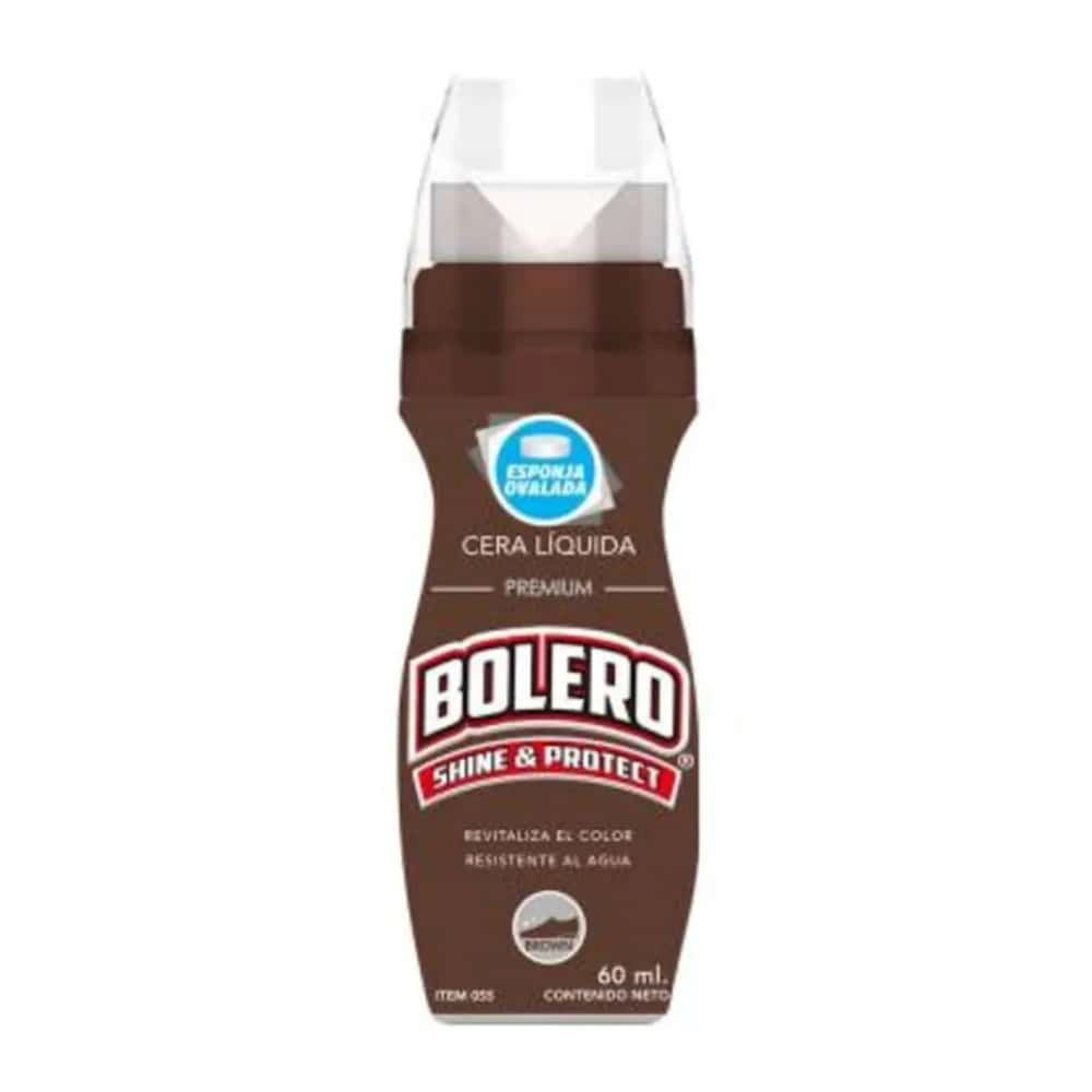 Cera líquida para calzados color carmelita Bolero (60 ml) - Miniatura 2