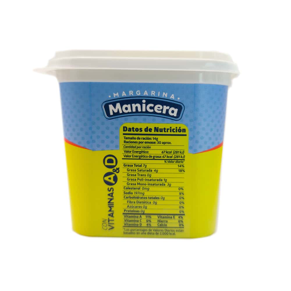Margarina Manicera (425 g / 15 oz) - Miniatura 2
