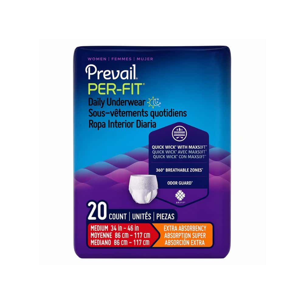 Pañales desechables para adultos talla M Prevail (20 U) - Miniatura 3