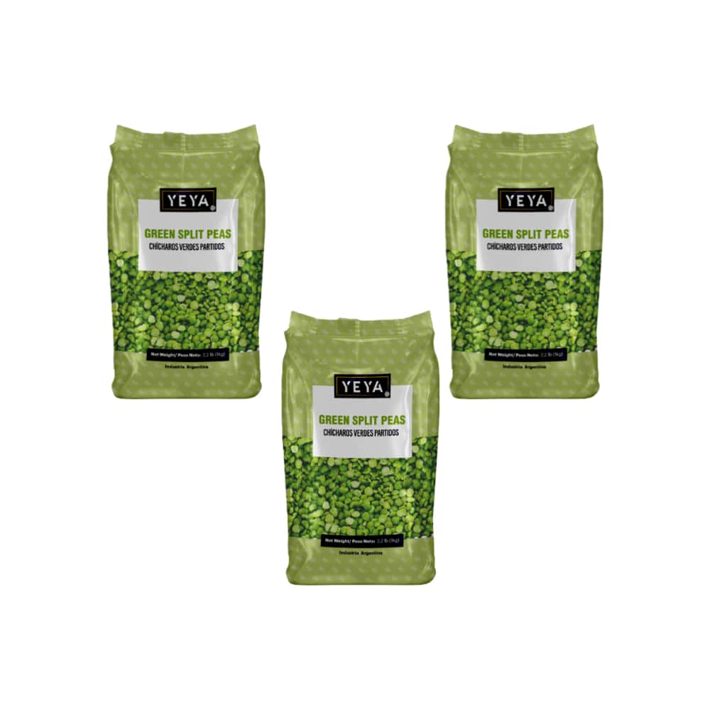 Chícharos verdes partido YEYA (3 x 1 kg / 2.2 lb) - Miniatura 1