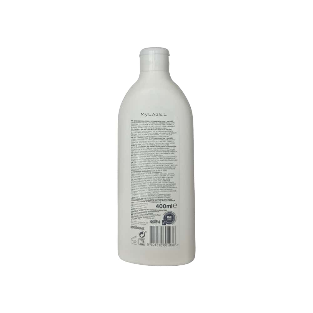 Loción corporal coco y pétalos delicados Mylabel (400 ml / 13.53 oz) - Miniatura 2
