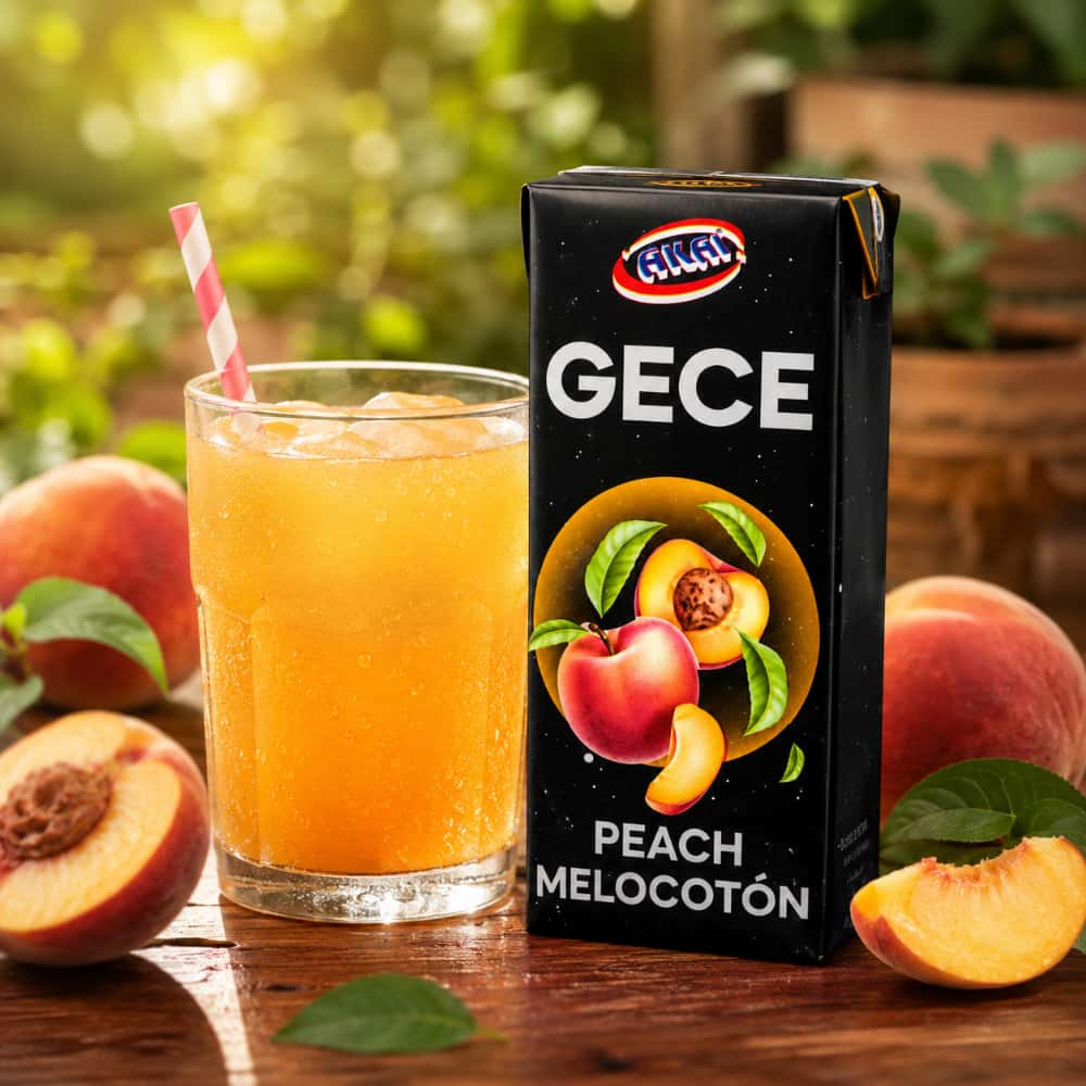 Bebida sabor melocotón Gece (200 ml) - Miniatura 4