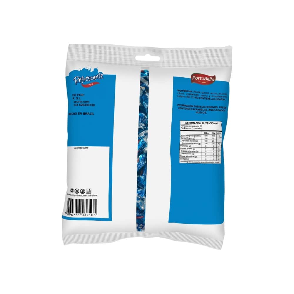 Caramelos duros sabor menta PortoBello (400 g / 14.10 oz) - Miniatura 2