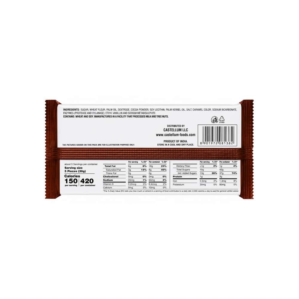 Sorbeto de vainilla con crema de chocolate Castellum (6 x 85 g / 3 oz) - Miniatura 2
