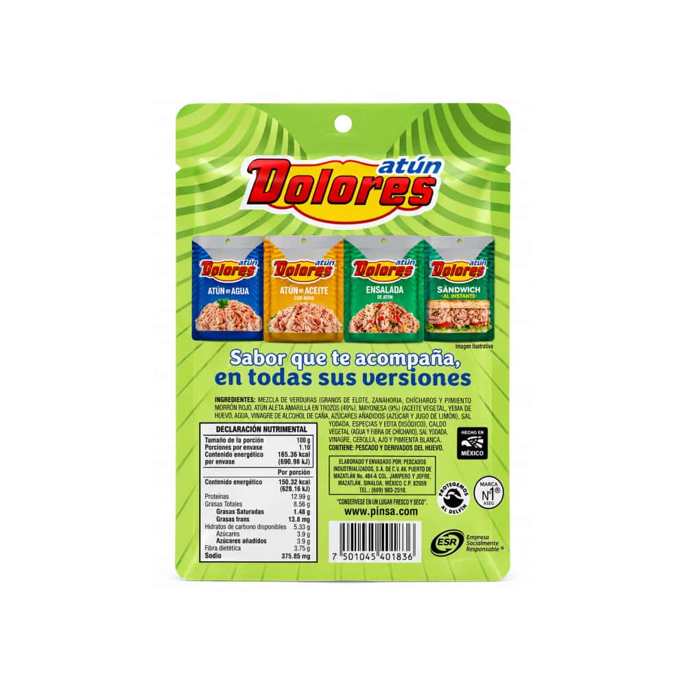 Ensalada de atún y mayonesa Dolores (110 g / 3.88 oz) - Miniatura 2