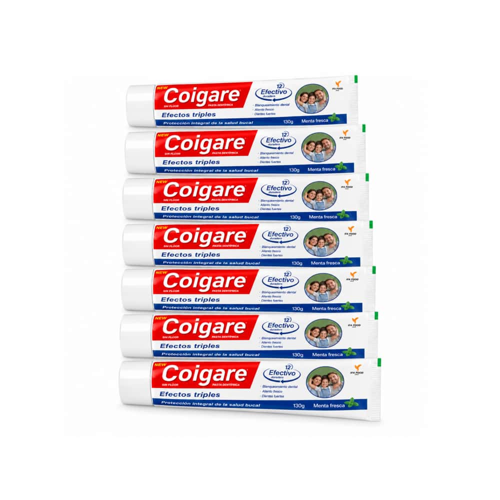 Pasta dental con sabor a menta Coigare (7 x 130 g / 4.59 oz) - Miniatura 1
