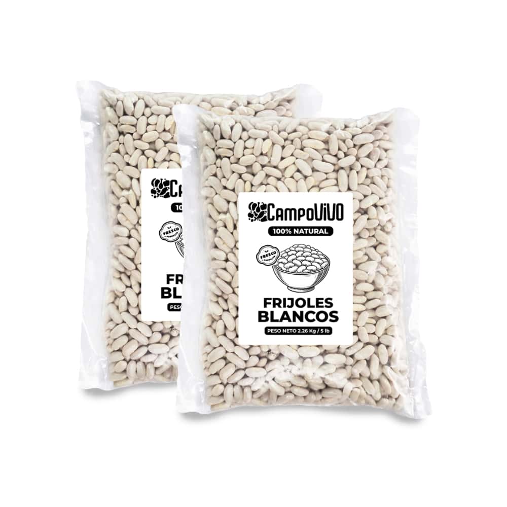 Frijoles blancos Campo Vivo (2 x 2.26 kg / 5 lb) - Miniatura 1