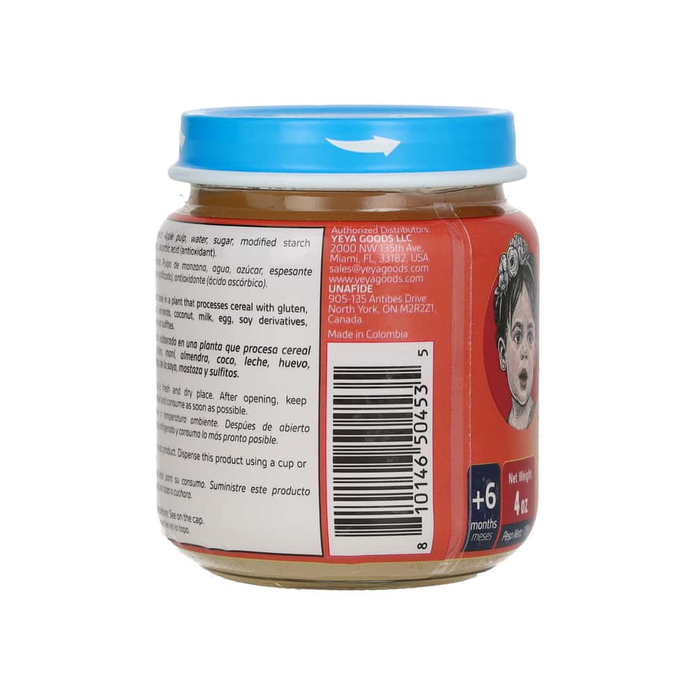 Compota de manzana YEYA (12 x 113 g / 4 oz) - Miniatura 4