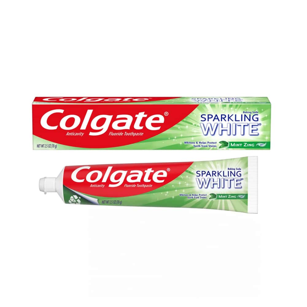 Pasta dental sabor menta zing Sparkling White Colgate (70 g / 2.46 oz) - Miniatura 1