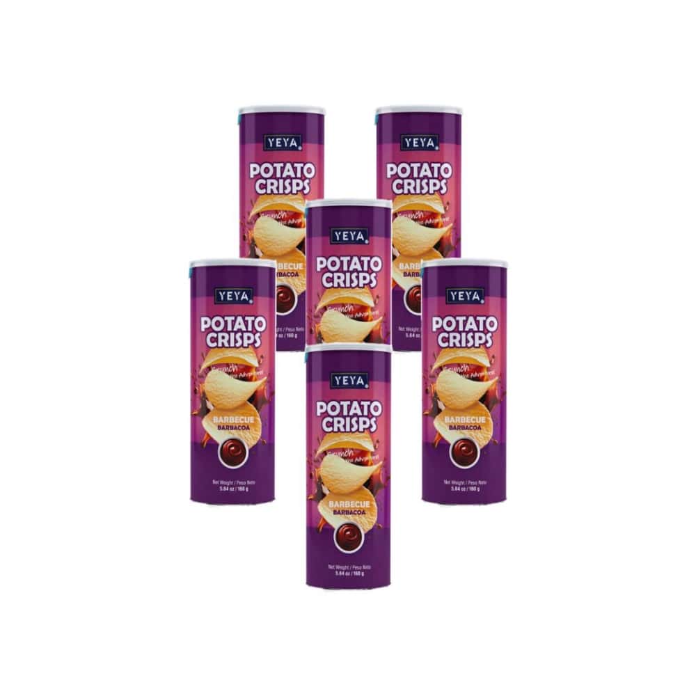 Papas fritas crujientes sabor barbacoa YEYA (6 X 160 g / 5.64 oz) - Miniatura 1