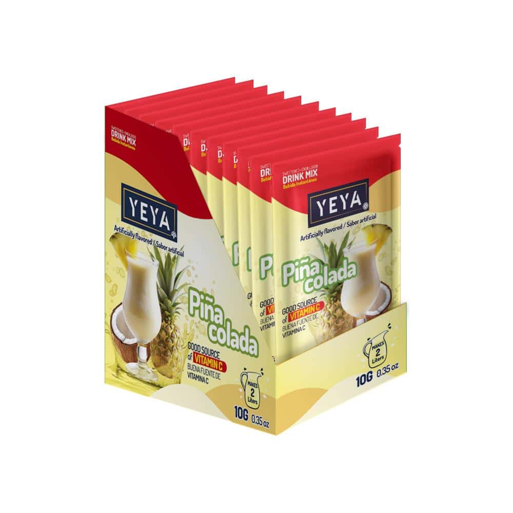 Refresco instantáneo sabor piña colada YEYA (26 x 10 g / 0.35 oz) - Miniatura 1