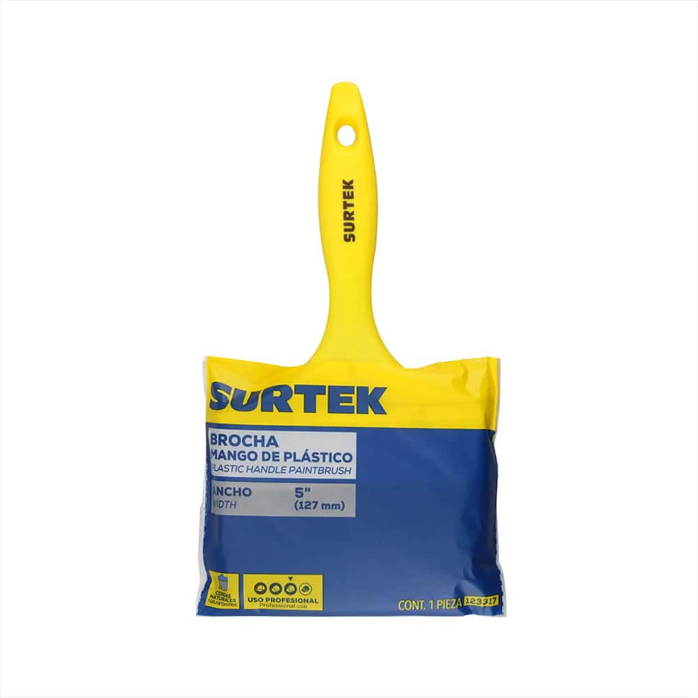 Brocha mango de plástico 5" Surtek 123317 - Miniatura 2