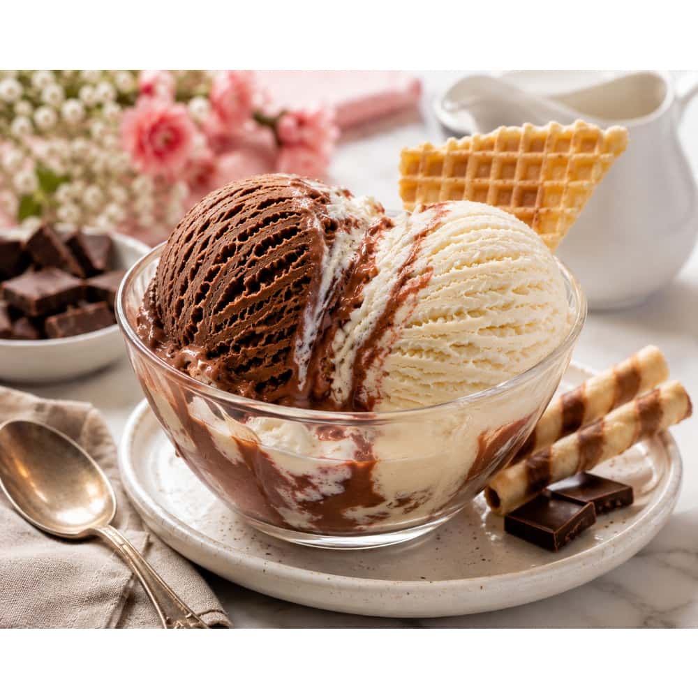 Helado doble crema sabor chocolate y vainilla Alask (4 L) - Miniatura 4