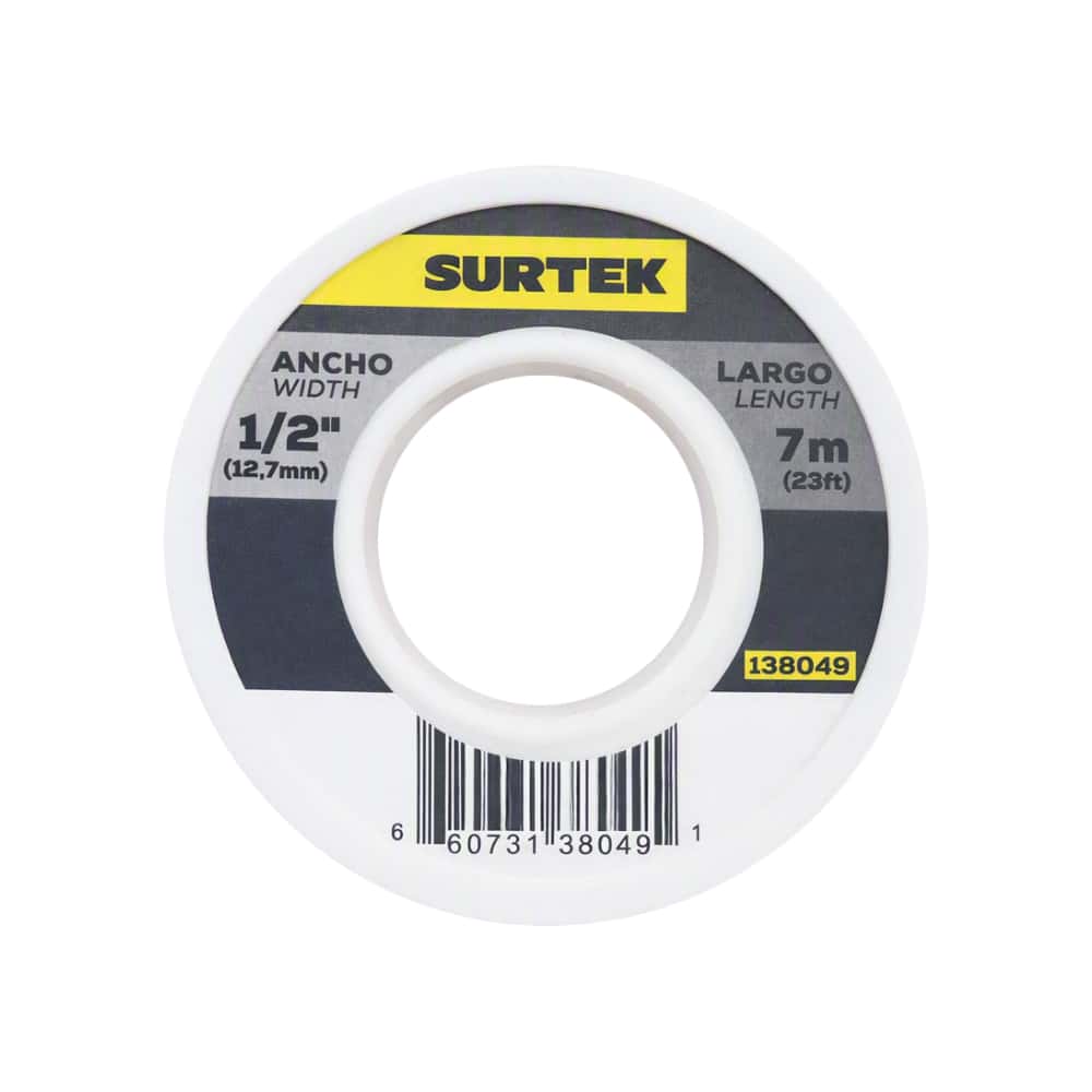 Cinta sella roscas 1/2" x 7 m Surtek 138049 - Miniatura 1
