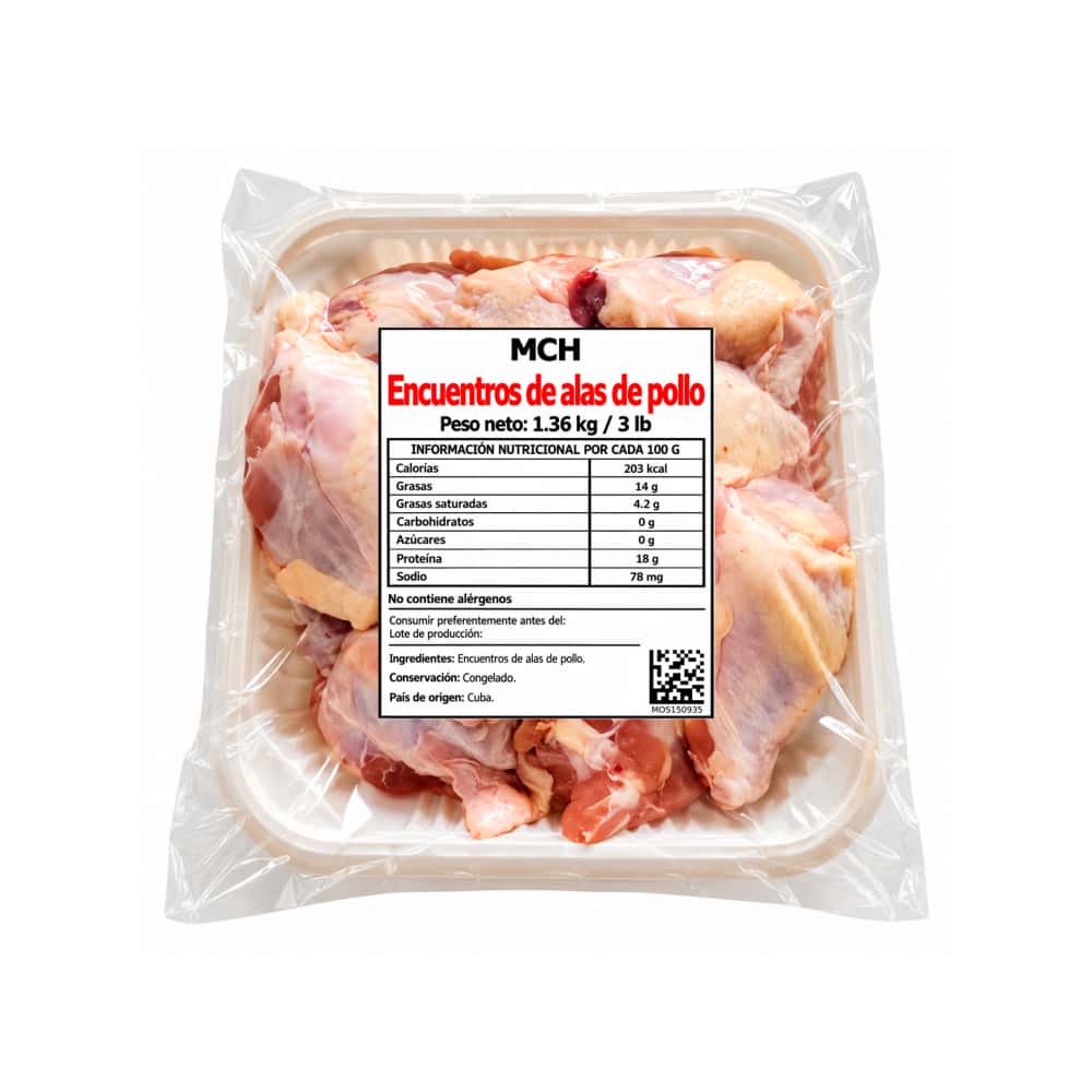 Secciones de alas de pollo MCH (1.36 kg / 3 lb) - Miniatura 1