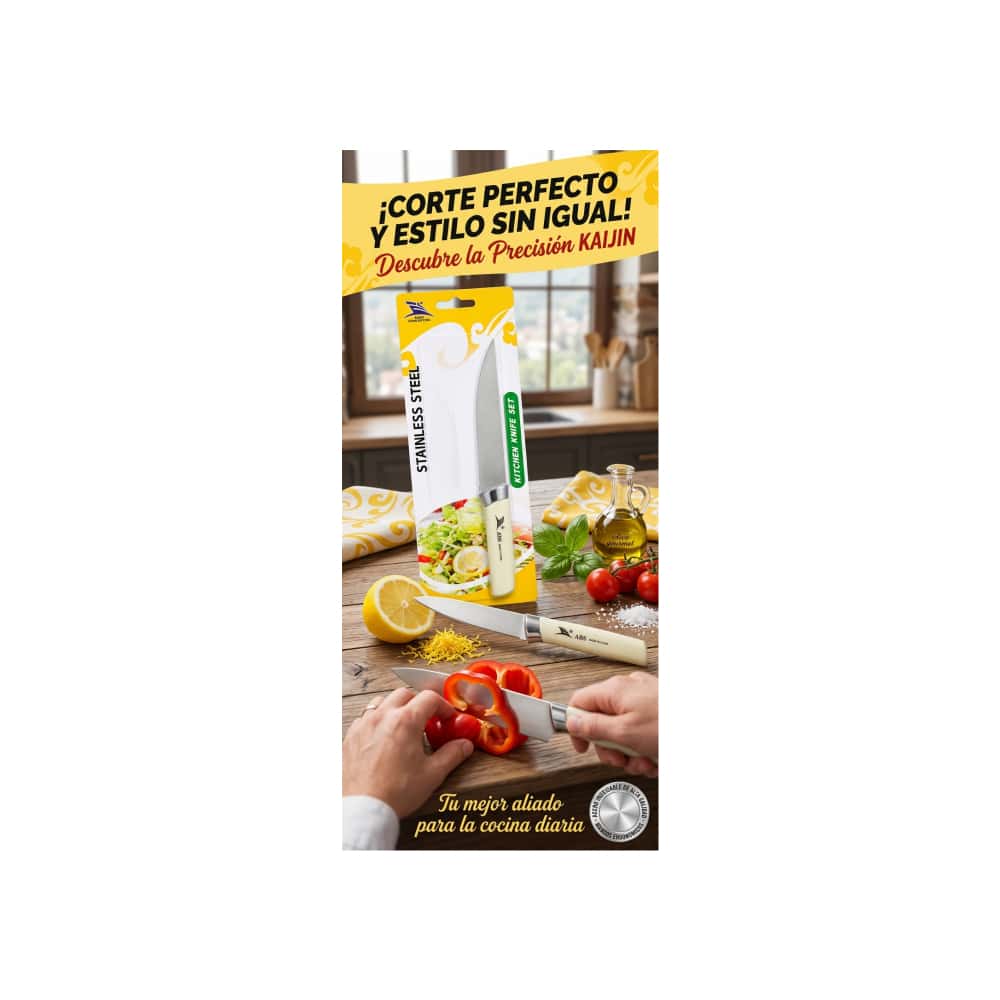 Juego de cuchillos de cocina de acero inoxidable Kaijin (2 U) - Miniatura 3