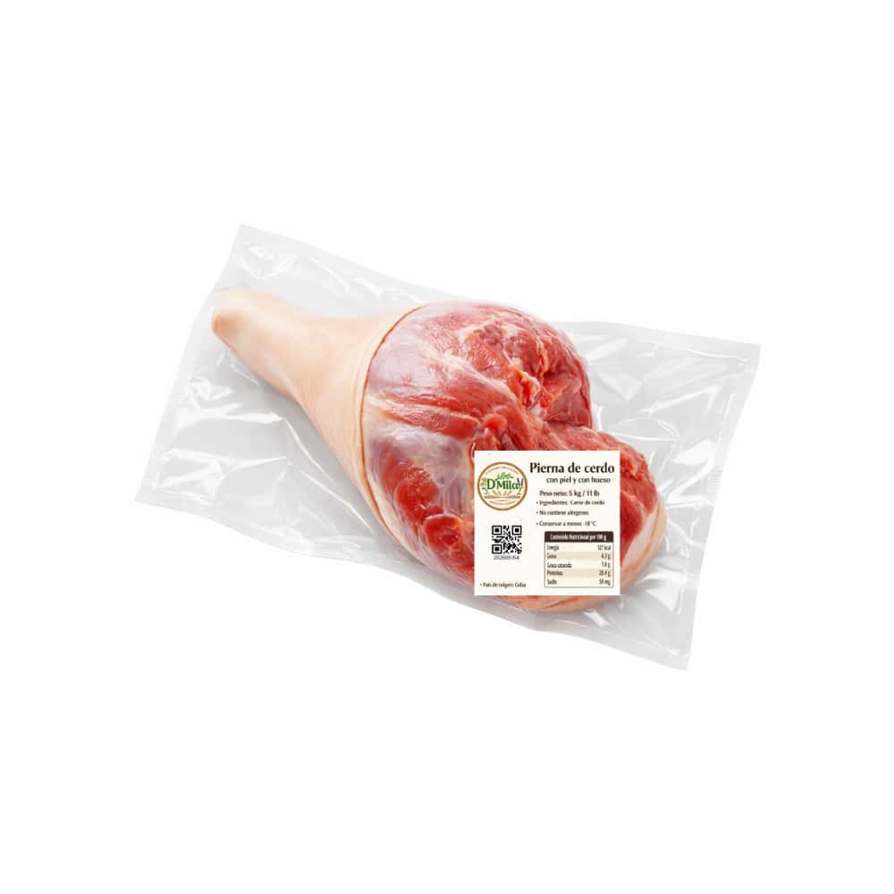 Pierna de cerdo con piel y con hueso D'Mila (5 kg / 11 lb) - Miniatura 2