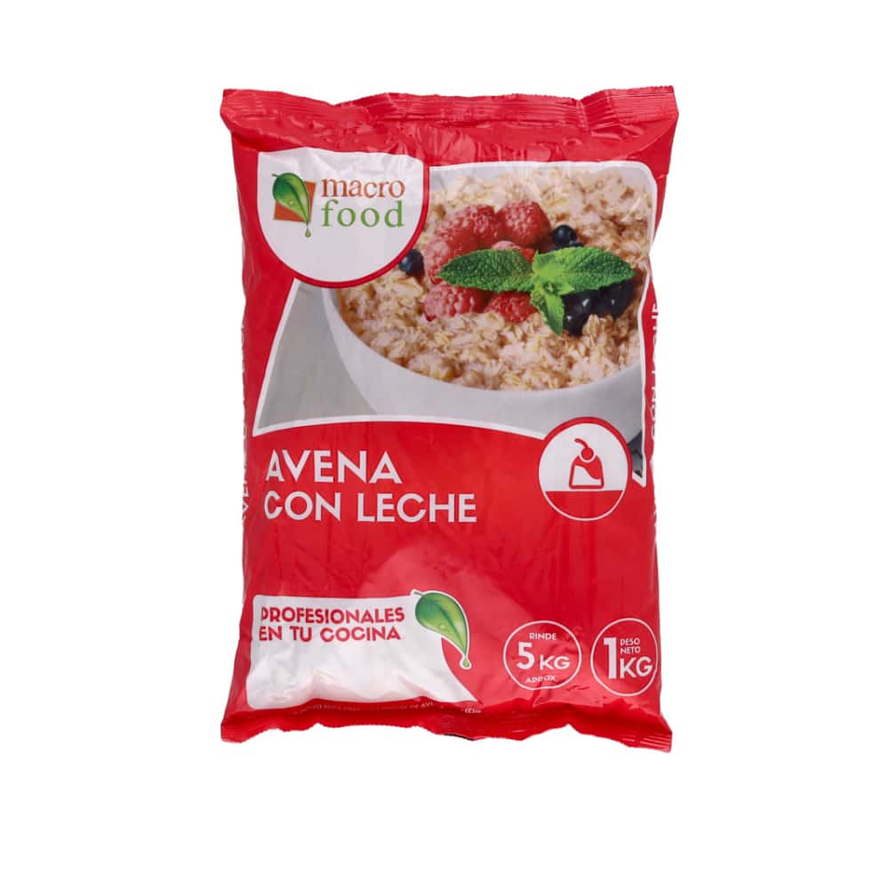 Avena con leche Macro Food (1 kg / 2.2 lb) - Miniatura 6
