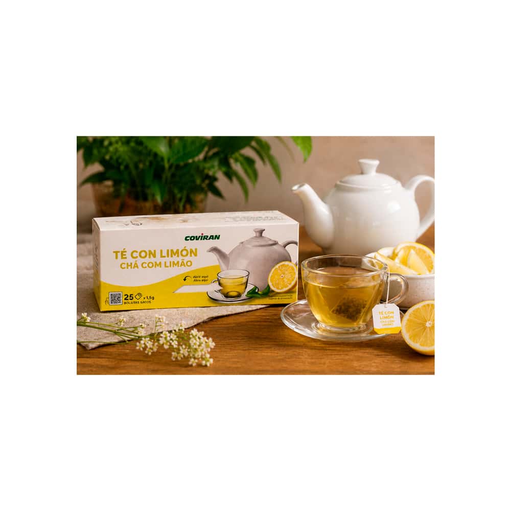 Té con limón Coviran (25 x 1.5 g) - Miniatura 4