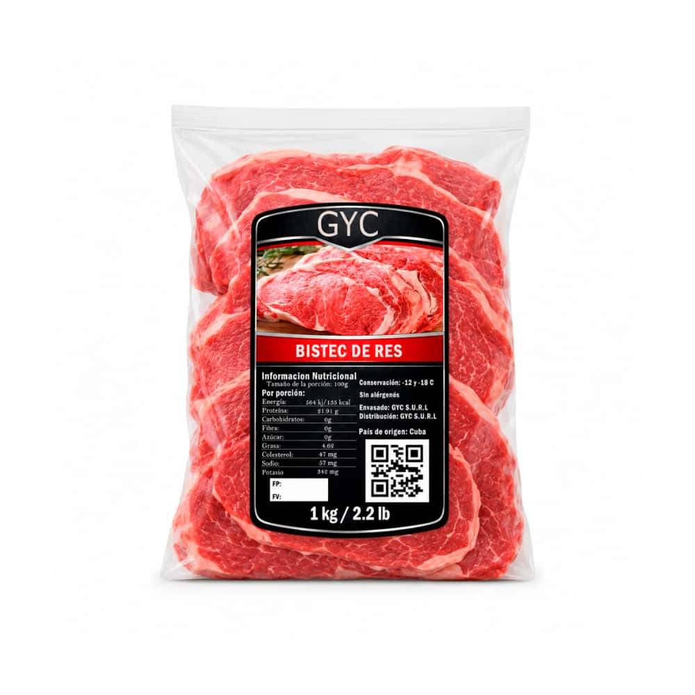 Bistec de res GYC (1 kg / 2.2 lb) - Miniatura 1