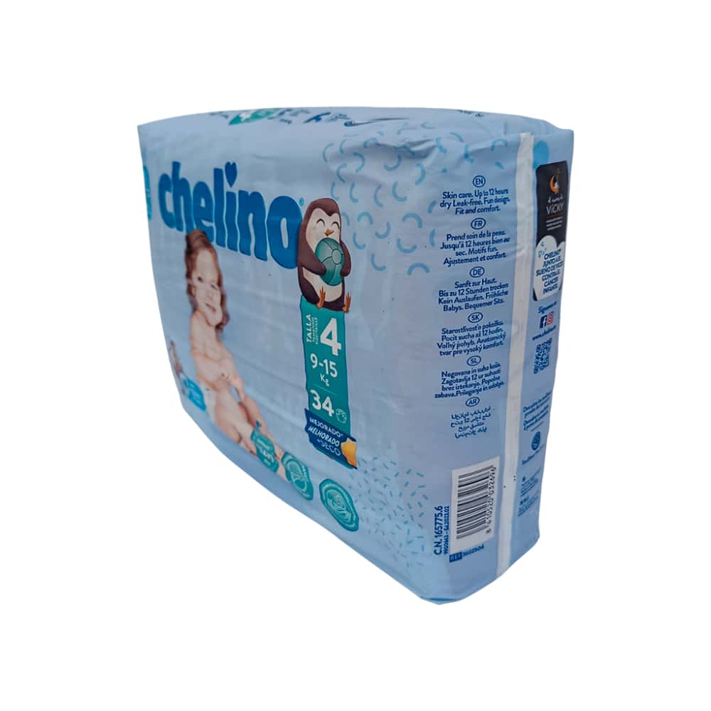 Pañales desechables para bebé Talla 4 de 9-15 kg Chelino (34 U) - Miniatura 2