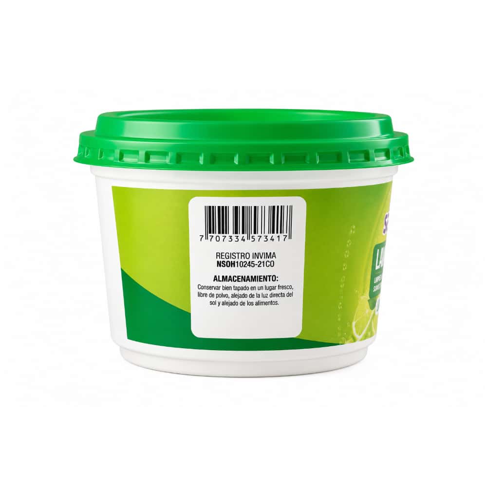 Lavavajillas en pasta -limón y bicarbonato - Sannox (250 g / 0.55 lb) - Miniatura 3
