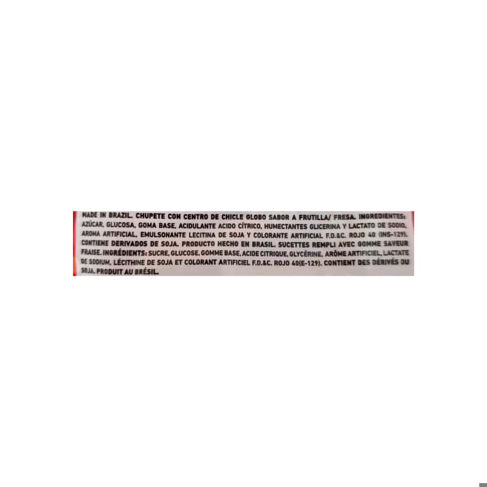 Chupa chupa sabor fresa con relleno de chicle Pop Mania Maxxi (672 g / 1.48 lb) - Miniatura 4