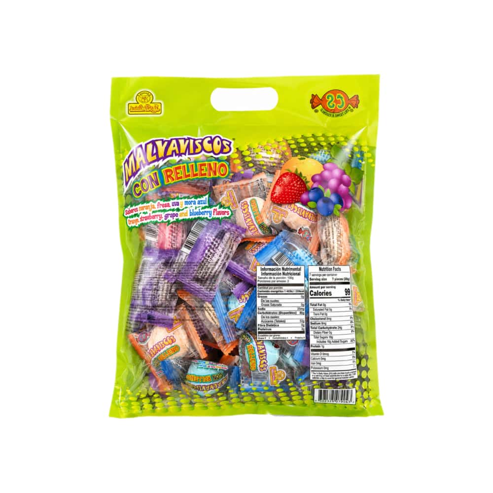 Malvaviscos con relleno de sabores frutales las delicias (200 g / 7.06 oz) - Miniatura 2