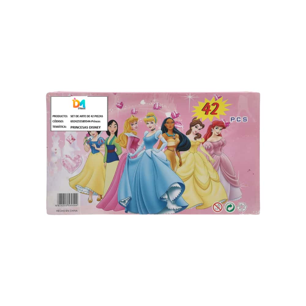 Set de arte de 42 piezas temática Princesas D'melem - Miniatura 5