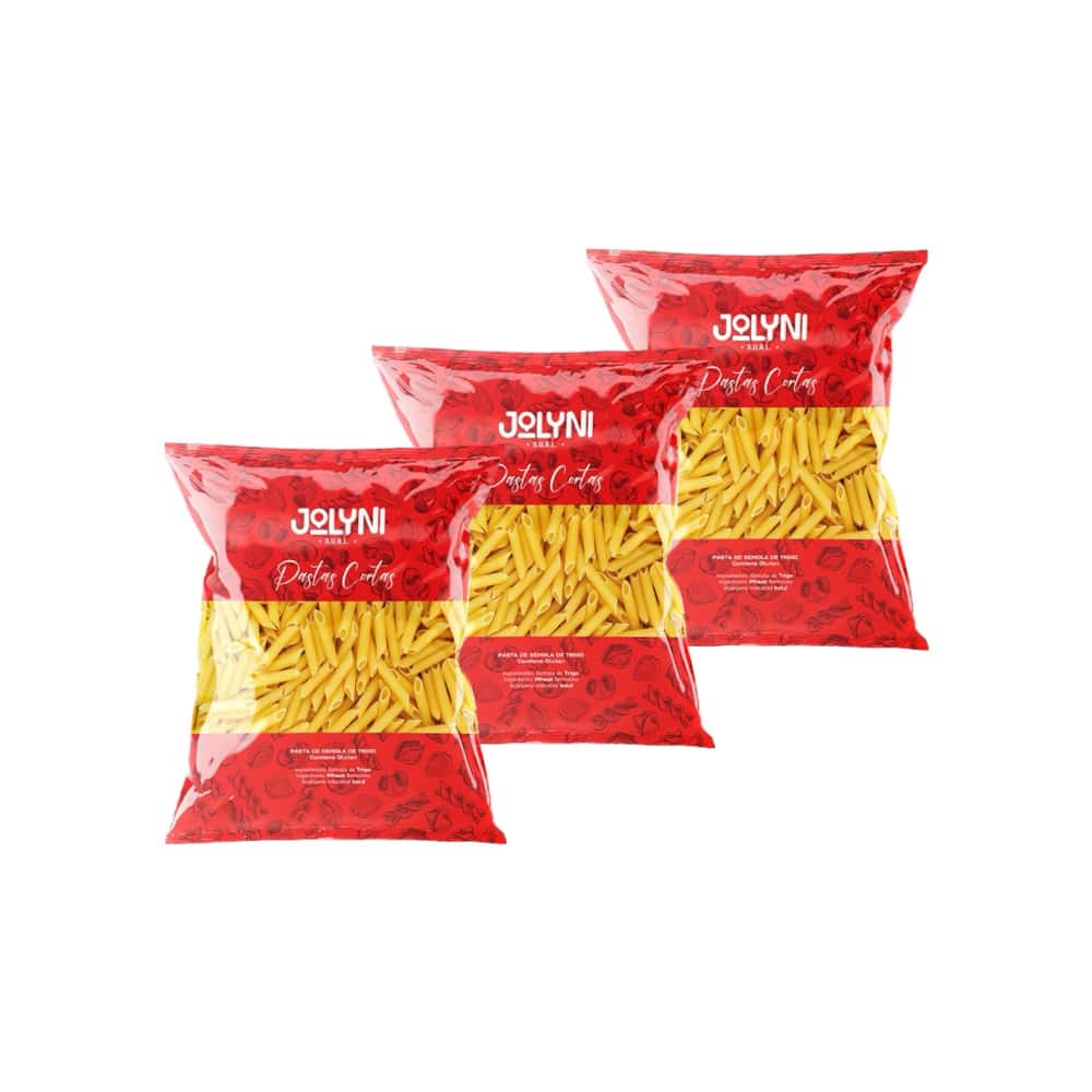 Pastas cortas - Penne Rigate Jolyni (3 x 400 g / 14.11 oz) - Miniatura 1