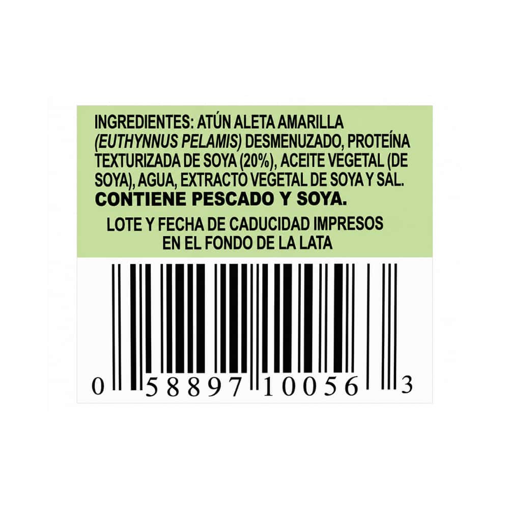 Atún desmenuzado con 20% de soya en agua con aceite Capitán Marino (120 g / 4.2 oz) - Miniatura 3