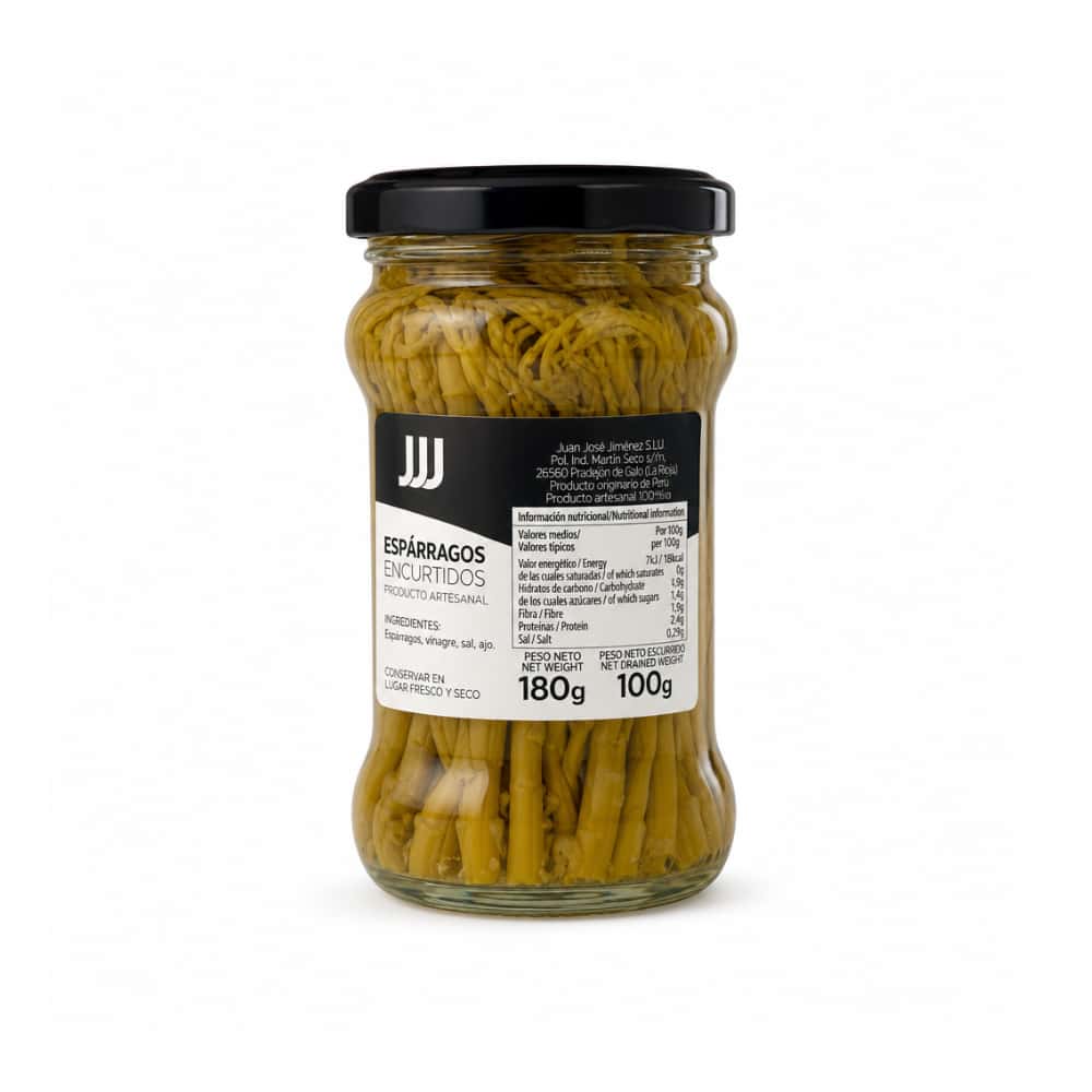 Espárragos verdes cortos Juan José Jiménez (180 g / 6.35 oz) - Miniatura 2