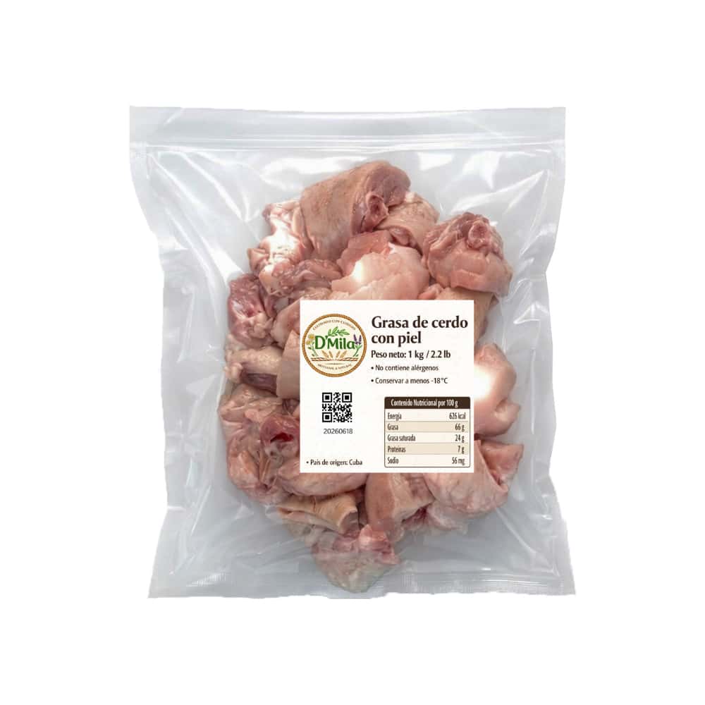 Grasa de cerdo con piel D'Mila (1 kg / 2.2 lb) - Miniatura 3