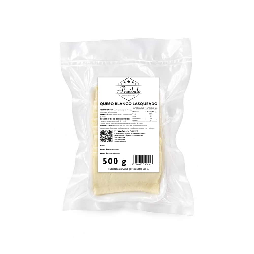 Queso blanco lasqueado Pruébalo (500 g / 1.1 lb) - Miniatura 1