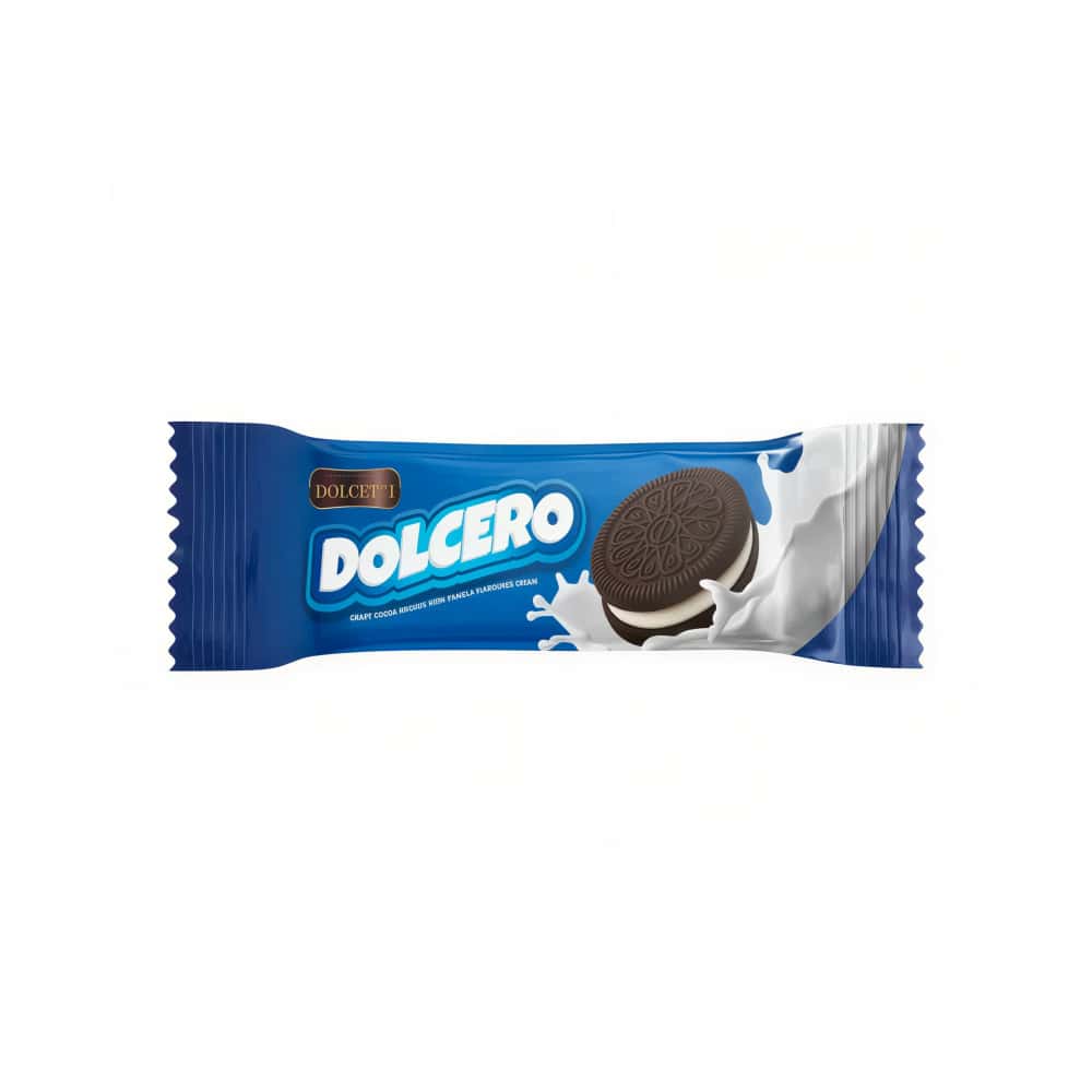 Galleta crujiente de cacao con crema de vainilla Dolcero Dolcetti (56 g / 1.97 oz) - Miniatura 1