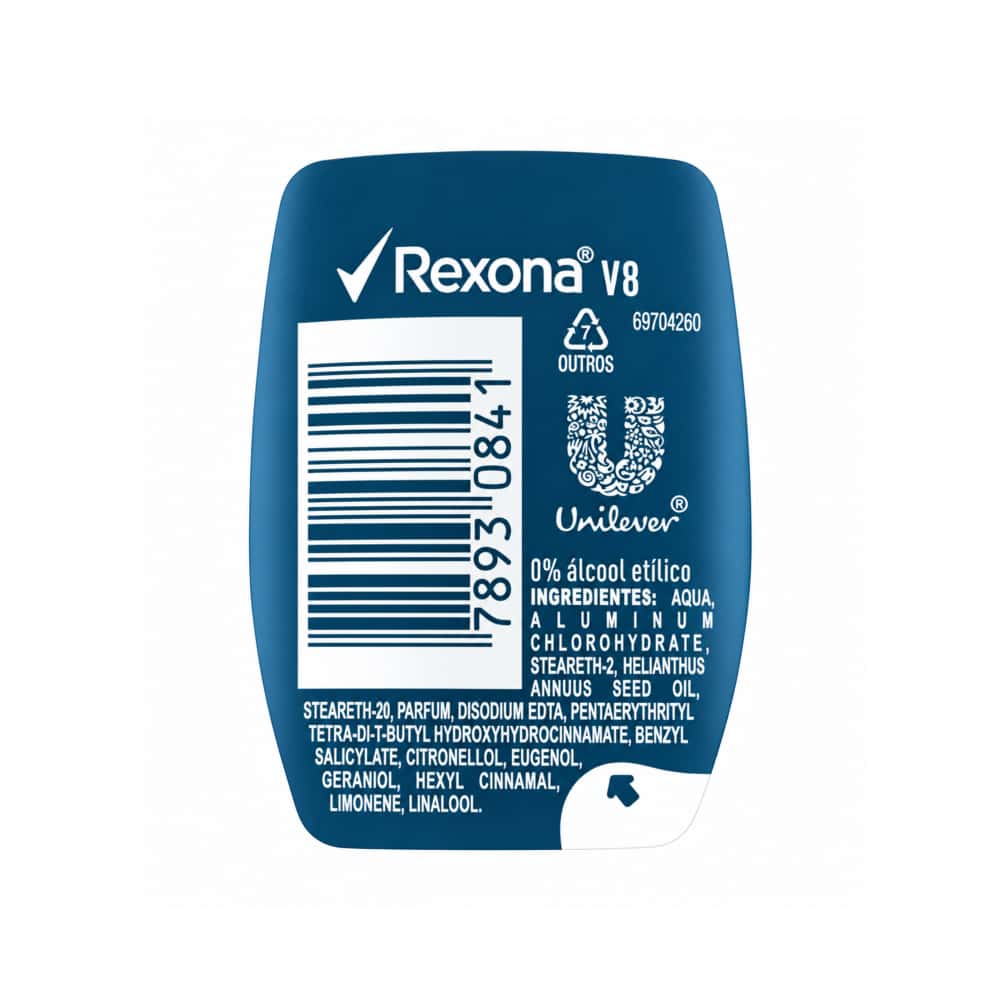 Desodorante antitranspirante 72H Roll On V8 Rexona (30 ml) - Miniatura 3