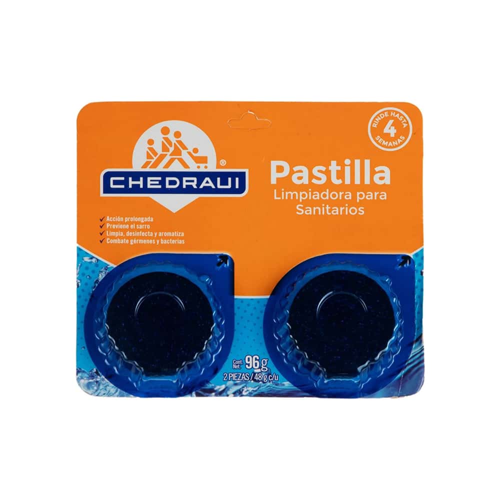 Pastilla limpiadora para sanitarios Chedraui (96 g / 3.39 oz) - Miniatura 1