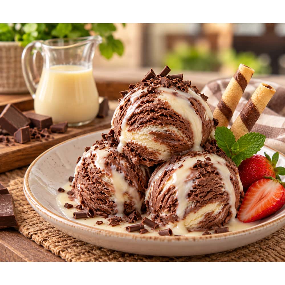 Helado doble crema sabor chocolate y leche condensada Alask (4 L) - Miniatura 4
