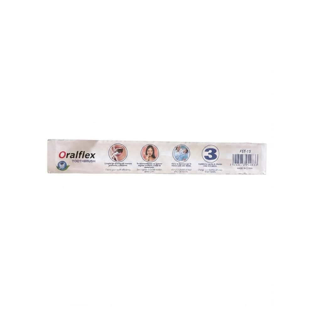 Cepillo de dientes rosa de cerda dura Oralflex FST-15 - Miniatura 2