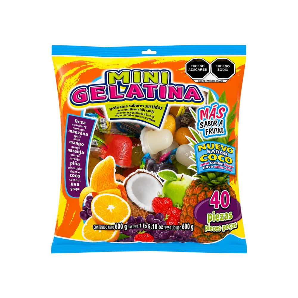 Paquete de mini gelatinas multisabor Candies Supplier (600 g / 5.18 oz) - Miniatura 1