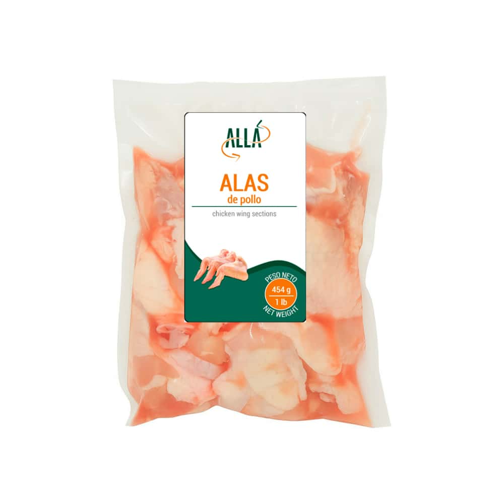 Alas de pollo ALLÁ (454 g / 1 lb) - Miniatura 1