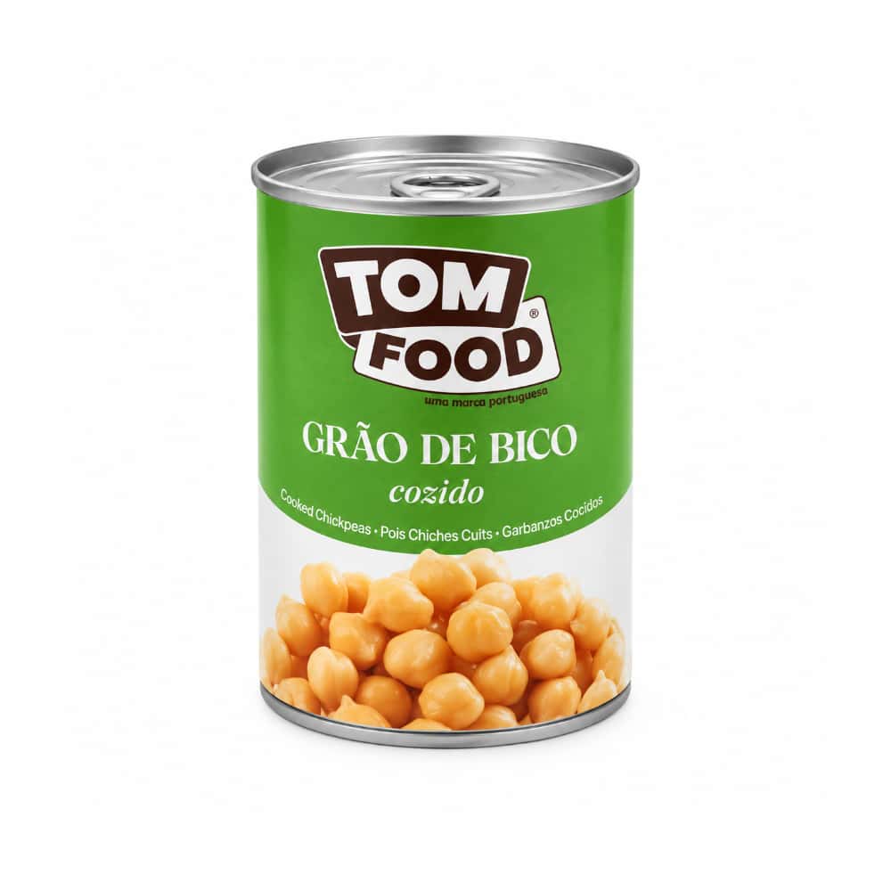 Garbanzos cocidos Tom Food (12 x 425 g / 15 oz) - Miniatura 2