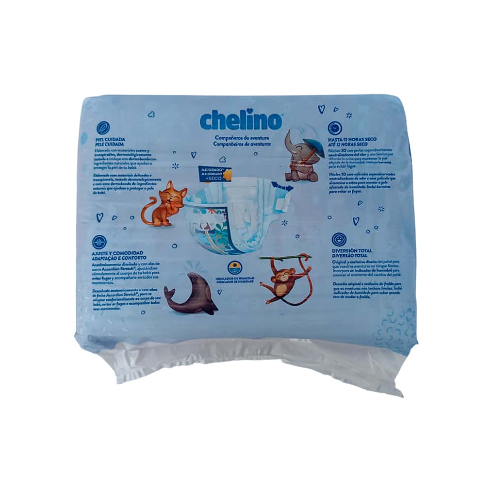Pañales desechables para bebé Talla 4 de 9-15 kg Chelino (34 U) - Miniatura 3