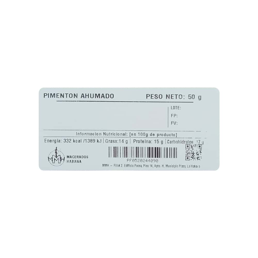 Pimentón Ahumado Macerados Habana (50 g / 1.76 oz) - Miniatura 2